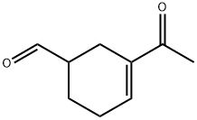 3-Cyclohexene-1-carboxaldehyde, 3-acetyl- (9CI) Struktur