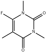 1,3-DIMETHYL-6-FLUOROTHYMINE Struktur