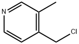 Pyridine, 4-(chloromethyl)-3-methyl- (9CI) Struktur