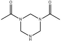 1,3,5-Triazine, 1,3-diacetylhexahydro- (9CI) Struktur