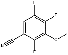 3-METHOXY-2,4,5-TRIFLUOROBENZONITRILE
 Struktur