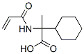 Cyclohexaneacetic  acid,  -alpha--methyl--alpha--[(1-oxo-2-propenyl)amino]-  (9CI) Struktur