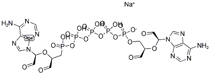 P1,P5-DI(ADENOSINE-5') PENTAPHOSPHATE, PERIODATE OXIDIZED SODIUM SALT Struktur