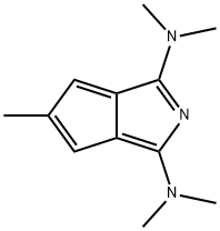 2-Azapentalene, 1,3-bis(dimethylamino)-5-methyl- Struktur