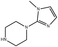 1-(1-METHYL-1H-IMIDAZOL-2-YL)-PIPERAZINE Struktur