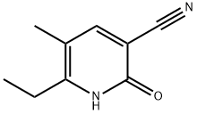 6-ETHYL-5-METHYL-2-OXO-1,2-DIHYDRO-PYRIDINE-3-CARBONITRILE Struktur