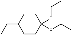 Cyclohexane, 1,1-diethoxy-4-ethyl- (9CI) Struktur