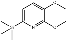 2,3-Dimethoxy-6-(trimethylsilyl)pyridine Struktur