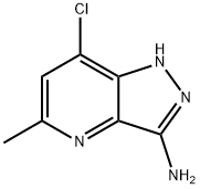 7-chloro-5-Methyl-1H-pyrazolo[4,3-b]pyridin-3-aMine Struktur