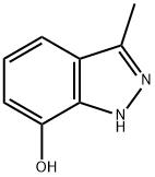 3-methyl-1H-indazol-7-ol Struktur