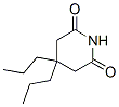 4,4-Dipropyl-2,6-piperidinedione Struktur