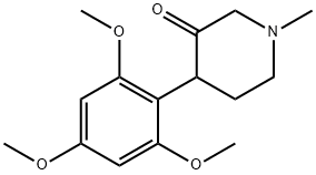 3-PIPERIDINONE, 1-METHYL-4-(2,4,6-TRIMETHOXYPHENYL)- Struktur