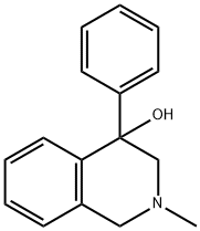 4-hydroxy-2-methyl-4-phenyl-1,2,3,4-tetrahydroisoquinoline Struktur