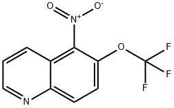 5-Nitro-6-(trifluoromethoxy)quinoline Struktur