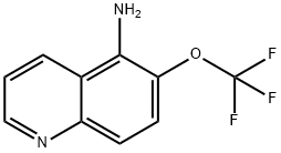 6-(Trifluoromethoxy)quinolin-5-amine Struktur