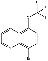 8-Bromo-5-(trifluoromethoxy)quinoline Struktur