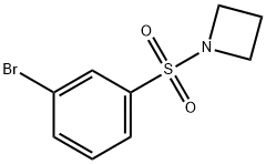 1-(3-Bromophenylsulfonyl)azetidine Struktur