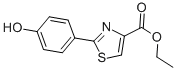 2-(4-HYDROXY-PHENYL)-THIAZOLE-4-CARBOXYLIC ACID ETHYL ESTER Struktur