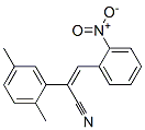 (Z)-2-(2,5-dimethylphenyl)-3-(2-nitrophenyl)prop-2-enenitrile Struktur