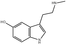 3-(2-methylaminoethyl)-1H-indol-5-ol Struktur