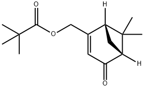 (1S)-(+)-4-OXOMYRTENYL PIVALATE, 97 Struktur