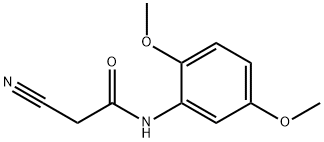 2-cyano-N-(2,5-dimethoxyphenyl)acetamide Struktur