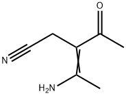 3-Pentenenitrile, 3-acetyl-4-amino- (9CI) Struktur