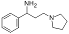 1-PHENYL-3-(PYRROLIDIN-1-YL)PROPAN-1-AMINE Struktur