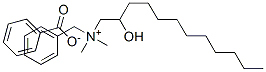 Benzenemethanaminium, N-(2-hydroxydodecyl)-N,N-dimethyl-, benzoate (salt) Struktur