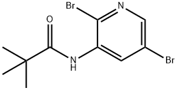 N-(2,5-Dibromopyridin-3-yl)pivalamide Struktur