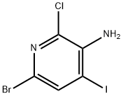 6-Bromo-2-chloro-4-iodopyridin-3-amine Struktur