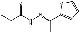 Propanoic  acid,  [1-(2-furanyl)ethylidene]hydrazide  (9CI) Struktur