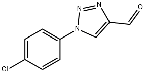 1-(4-CHLOROPHENYL)-1H-1,2,3-TRIAZOLE-4-CARBALDEHYDE Struktur