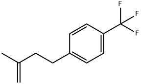 2-METHYL-4-[(4-TRIFLUOROMETHYL)PHENYL]-1-BUTENE Struktur