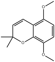 2,2-diMethyl-5,8-diMethoxy-2H-1-benzopyrane Struktur