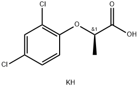 potassium 2-(2,4-dichlorophenoxy)-(R)-propionate Struktur