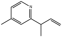 Pyridine, 4-methyl-2-(1-methyl-2-propenyl)- (9CI) Struktur