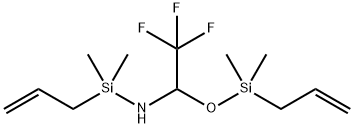 N,O-bis(allyldimethylsilyl)-2,2,2-trifluoroacetamide Struktur