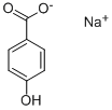 Sodium 4-hydroxybenzoate Structure