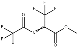 METHYL 3,3,3-TRIFLUORO-2-[2,2,2-TRIFLUORO-ACETYLIMINO]PROPIONATE Struktur