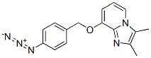 2,3-dimethyl-8-((4-azidophenyl)methoxy)imidazo(1,2-a)pyridine Struktur