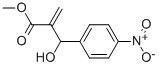 2-[HYDROXY-(4-NITRO-PHENYL)-METHYL]-ACRYLIC ACID METHYL ESTER Struktur