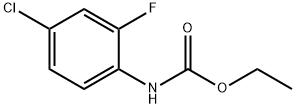 (4-CHLORO-2-FLUORO-PHENYL)-CARBAMIC ACID ETHYL ESTER Struktur