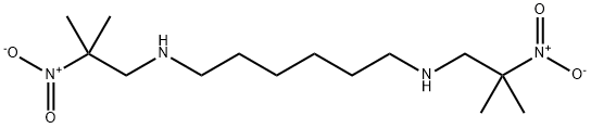 N,N'-Bis(2-methyl-2-nitropropyl)hexamethylenediamine Struktur