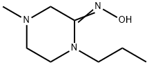 Piperazinone, 4-methyl-1-propyl-, oxime (9CI) Struktur