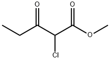 METHYL 2-CHLORO-3-OXOPENTANOATE Struktur