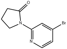 1-(4-Bromopyridin-2-yl)pyrrolidin-2-one Struktur