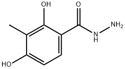 2,4-dihydroxy-3-methylbenzohydrazide(SALTDATA: FREE) Struktur