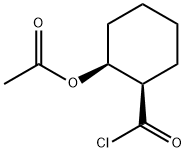 Cyclohexanecarbonyl chloride, 2-(acetyloxy)-, cis- (9CI) Struktur