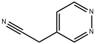 4-Pyridazineacetonitrile Struktur